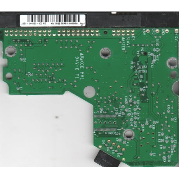 WD800BB-22HEA1, 2061-001130-300 AE, REV A, WD IDE 3.5 PCB