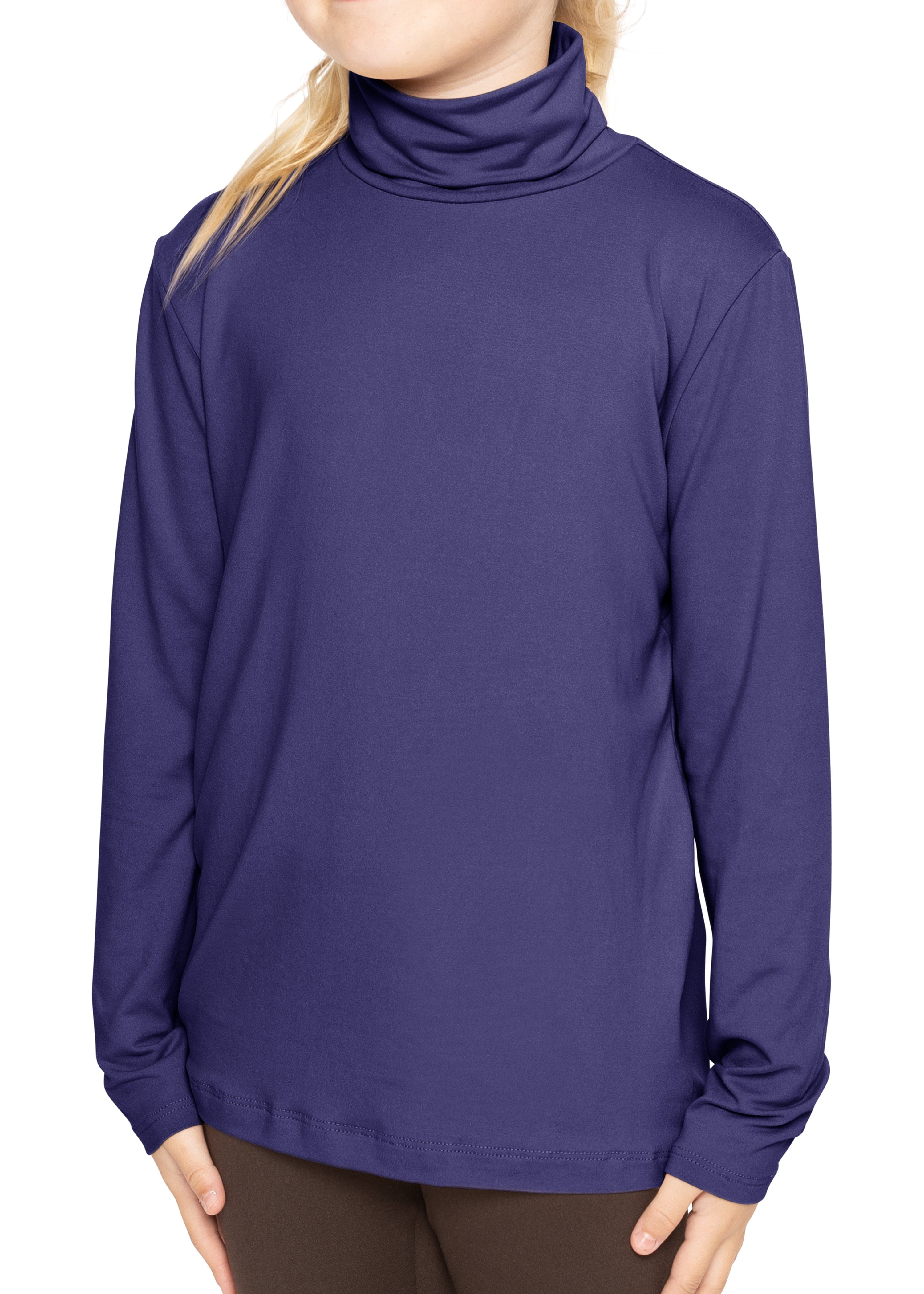 Poly Spandex|Made in The USA Girl’s & Womens Oh So Soft Long Sleeve Turtleneck 