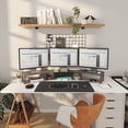 thumbnail image 2 of Soporte para monitor WESTREE Triple Dual con elevador de 56 cm con 3 estantes, 2 of 7
