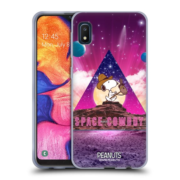 Head Case Designs Officially Licensed Peanuts Snoopy Space Cowboy Nebula Triangle Soft Gel Case Compatible with Samsung Galaxy A10e (2019)