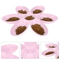 thumbnail image 4 of YAHHU 6‑Petal Food‑Grade Cat Bowl – Pink Flower‑Shaped Feeding & Water Bowl, Durable PC, Glossy Corners, Odor‑Free Design, 4 of 13