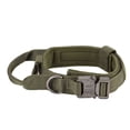 thumbnail image 2 of Spencer Dog Collar Soft Padded Breathable Nylon Dog Collars Adjustable Training Pet Collars with Control Handle & Metal Buckle for Medium Large Dogs (L, Green), 2 of 8