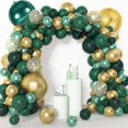 thumbnail image 5 of Kit de arco de guirnalda de globos Archloon verde y dorado de 156 piezas, 5 of 5