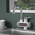 thumbnail image 3 of Grifo de calentador de agua caliente de 110 V Calentador de agua instantáneo sin tanque Cocina eléctrica Baño Grifo de agua del grifo de calentamiento rápido con pantalla digital LED (bajo entrada) XianweiShao 8390611989996, 3 of 4