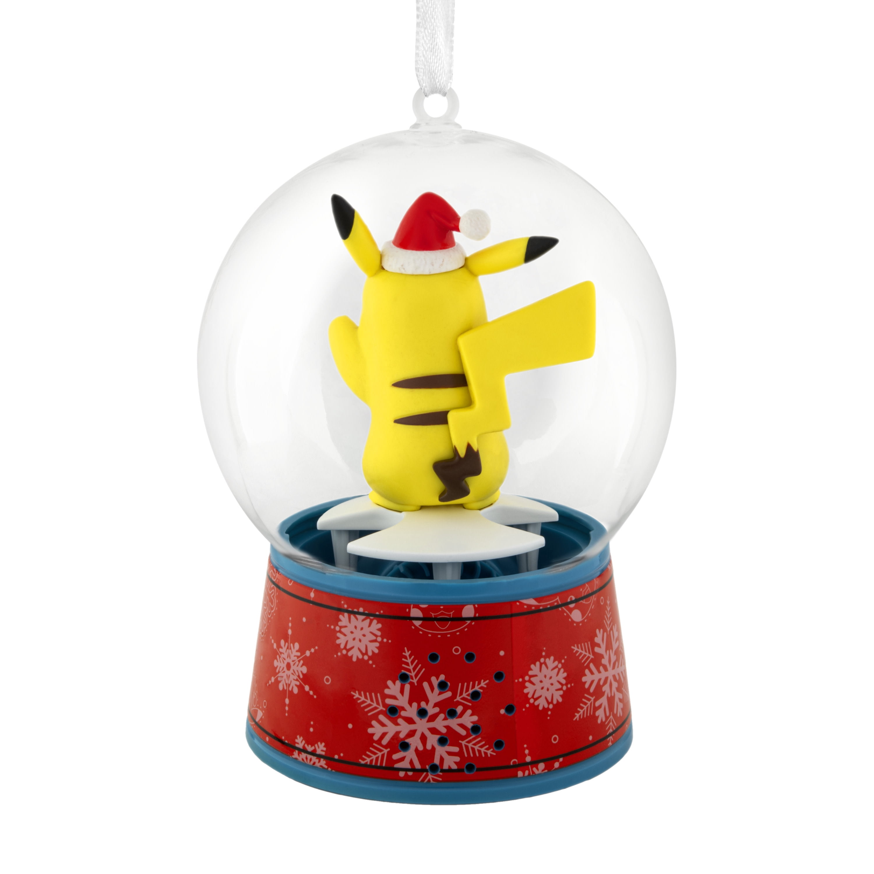 Hallmark Christmas Ornament (Pokémon Pikachu Musical Snow Globe), 1 Count