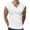 White, variant on Men's Sleeveless Ribbed V-Neck Casual Tank Top Stretchy Slim Fit Muscle Top