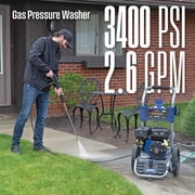 Westinghouse 3400-PSI, 2.6-GPM Gas Pressure Washer with 5 Nozzles & Soap Tank