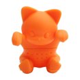 thumbnail image 1 of Tea Infuser Herbal Tea Filter Silicone Strainer Funny Cat-shaped Tea Infuser for Loose Tea leaves(Orange), 1 of 5