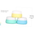 thumbnail image 3 of HUGFEGWE 3pcs Travel Container Cosmetic Containers Silicone Cosmetic Container Cream Jar Candy Packing Box CJB91-139360, 3 of 5