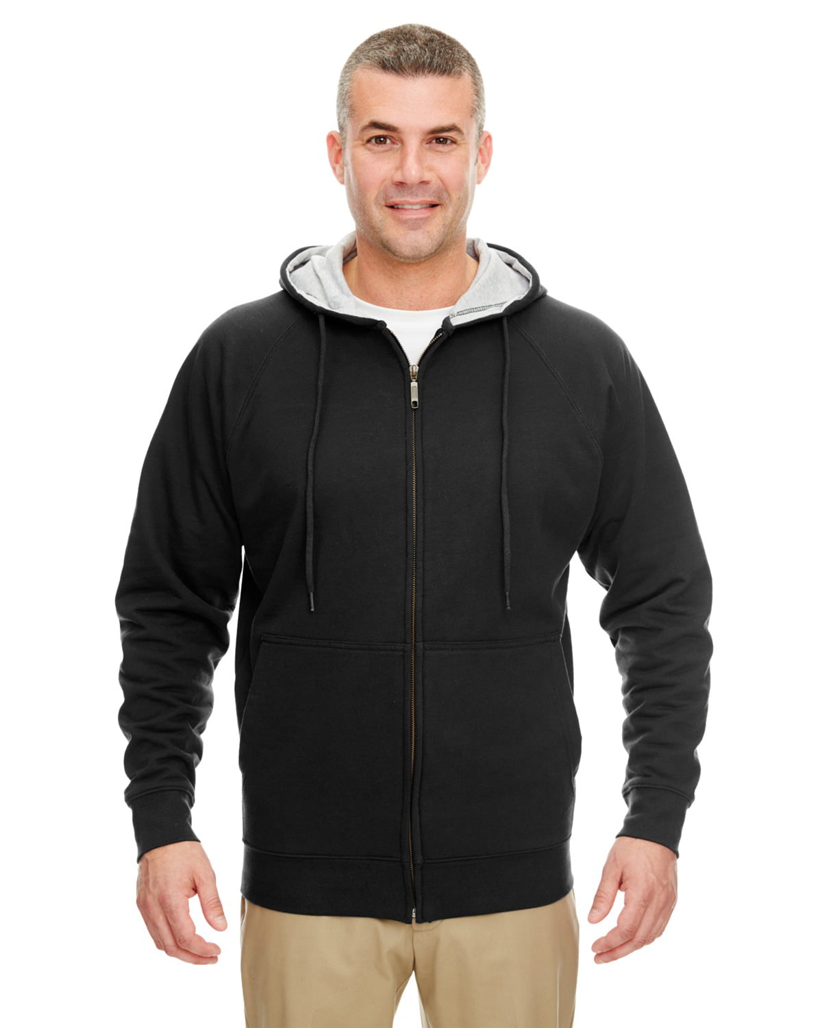 UltraClub - Ultraclub 8463 Adult Rugged Wear Thermal-Lined Full-Zip ...