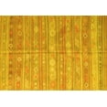thumbnail image 1 of Ahgly Company Machine Washable Indoor Rectangle Southwestern Yellow Country Area Rugs, 7' x 10', 1 of 4