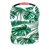 ECZJNT Tropical Palm Leaves Nursing Cover Baby Breastfeeding Infant Feeding Cover Baby Car Seat Cover