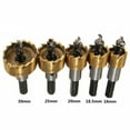 thumbnail image 5 of 5pcs HSS Hole Saw Set 16-30mm Drill Bit Drilling Crown for Wood Plastic PVC, 5 of 11