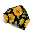 thumbnail image 3 of Sunflower Print Ties Men | Sunflowers Accessories | Nylon Wedding Necktie - Fashion, 3 of 5