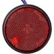 thumbnail image 2 of 2PCS LED Trailer Tail Lights with Brake Function, 12V Round Reflector Marker Lights (Red), 2 of 5
