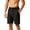 ZA-Black shorts men, variant on Athletic Shorts for Men with Zipper Pockets Summer Breathable Lightweight Short Pants Drawstring Waist Loose Fit Casual Shorts Army Green L