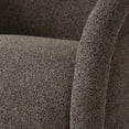 thumbnail image 4 of Christopher Knight Home Bouclé Swivel Accent Chair with 360 Rotating Base, Brown, 4 of 8