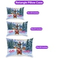 thumbnail image 3 of Hello Welcome Winter The Ski Boxer Snowy Day Pillowcase Double Sided Boxers Dog Lover Gifts Idea Pillow Case Covers - 13013, 3 of 3
