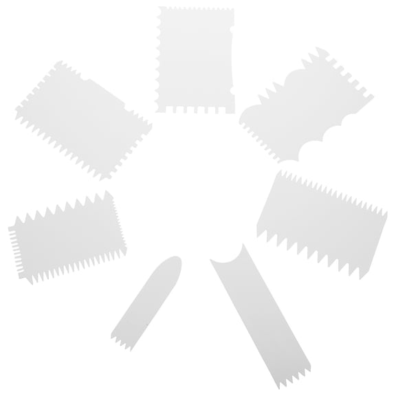 7 Pcs Paint Scraper for Art DIY Wavy Painting Pallet Knife Materials Child