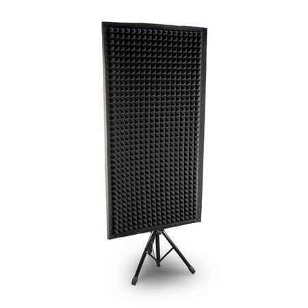 Pyle PSIP24 - Sound Absorbing Wall Panel Studio Foam Acoustic Isolation & Dampening Wedge with