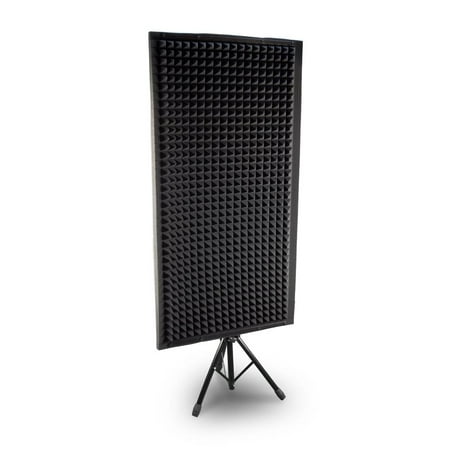 - Pyle PSIP24 - Sound Absorbing Wall Panel Studio Foam Acoustic Isolation & Dampening Wedge with Stand