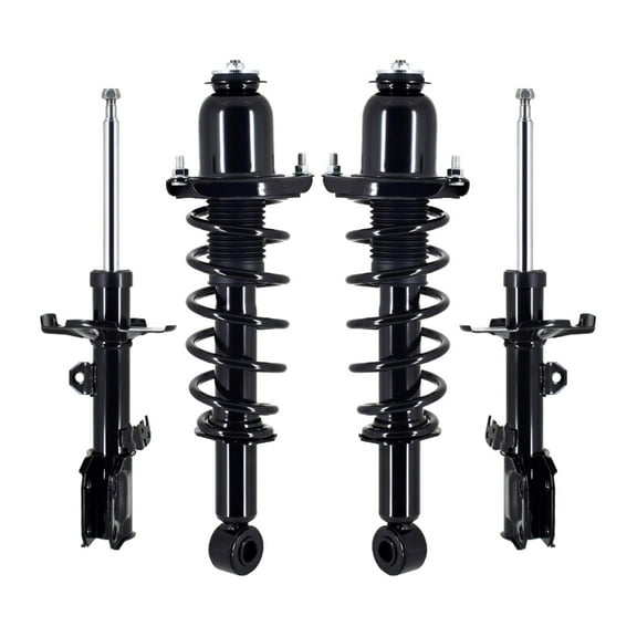 Set 4 Front Strut - Rear Quick Complete Strut For 2003 - 2008 Pontiac Vibe