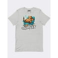 thumbnail image 4 of Working Late - Soft Cotton Graphic Print Tee - Sarcastic Unisex Graphic T-Shirt for Relaxed Humor Lovers, 4 of 9