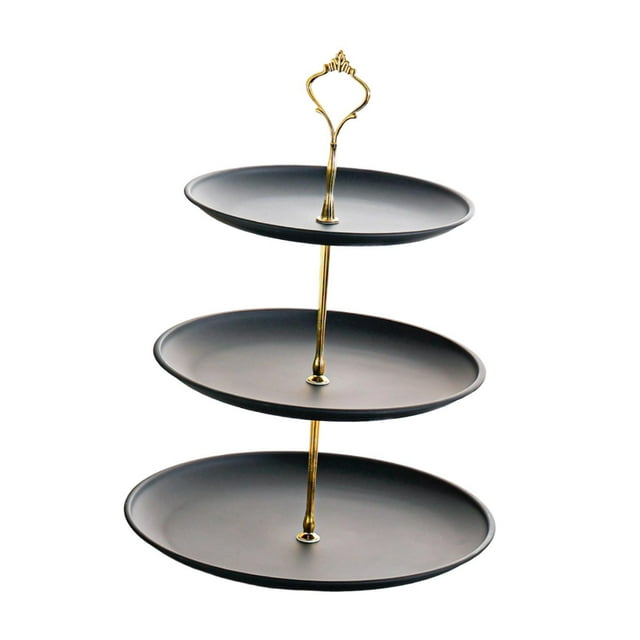 Soporte para pasteles, elevador de alimentos, ahorra espacio, regalos para hornear, mesa de postres, plato para pasteles Estilo C