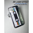 thumbnail image 2 of Funda KIOMY para iPhone 11, diseño retro de cinta de casete 3D, 2 of 5