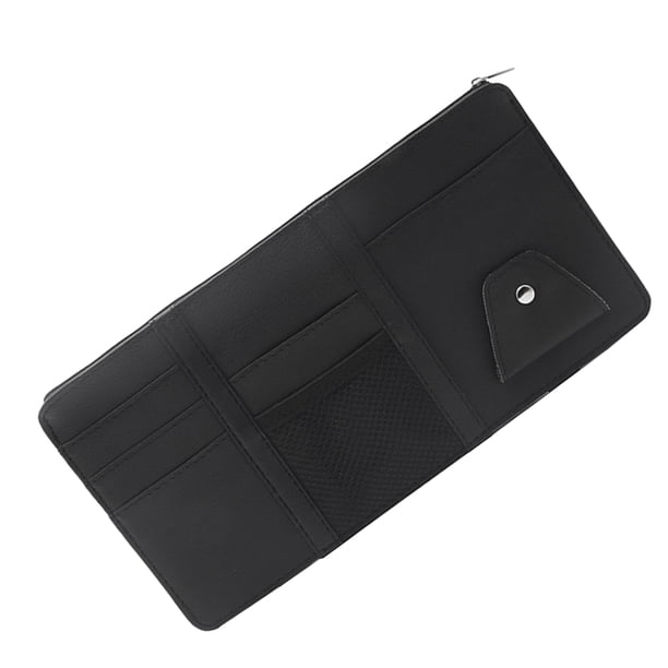 Riwesomey Parasol para coche, bolígrafo para billetes, tarjetero, organizador de CD y DVD, caja de almacenamiento, Clip para gafas de sol, accesorios para Automoción decorativa y accesorios No.01