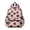Black Cat and, variant on Black Cat and Dot Pink Pattern Backpack for School, Cute School Bag with Adjustable Shoulder Straps and Padded Back, 13.4"x11"x4.7"