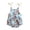 Light blue, variant on Itsun Summer Baby Girls Flowers Straps Sleeveless Jumpsuit Casual Bodysuit Clothes Blue (0-24Months)