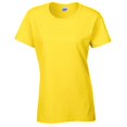 thumbnail image 3 of Gildan- Camiseta Missy de algodón grueso de manga corta para chica/mujer (Amarillo margarita), 3 of 3