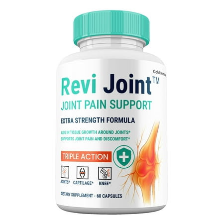 Revi Joint Capsules, Joint Support Supplement, ReviJoint All-Natural Pills Maximum Strength, 30 Day Supply (1 Pack)