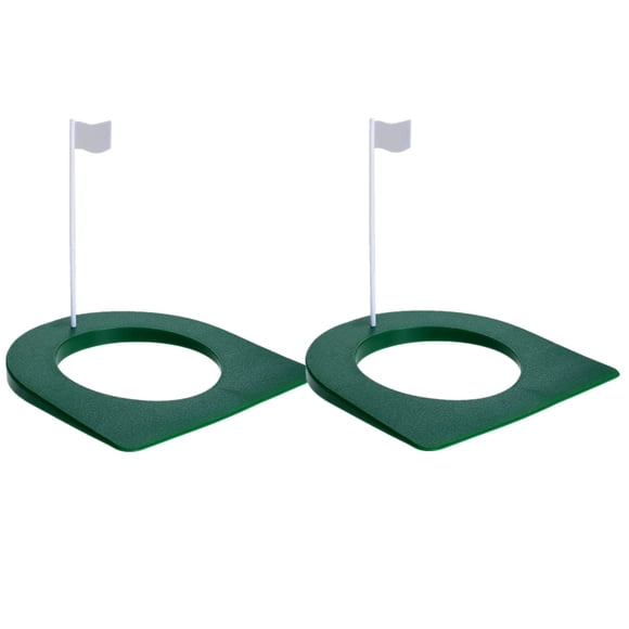 Vaso de golf MUXSAM de 18 x 18 cm con minibandera