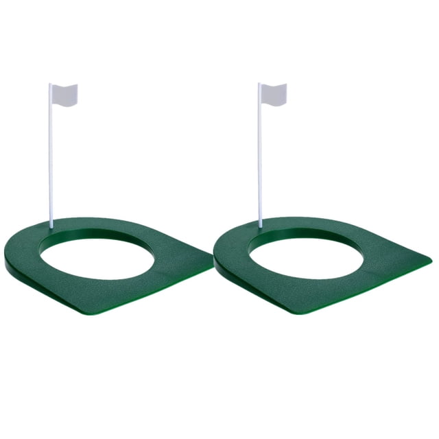 Vaso de golf MUXSAM de 18 x 18 cm con minibandera