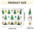 thumbnail image 3 of PU Leather Coin Purse Wallet Compact Water-Resistant Card Cases Money Organizers Christmas Trees and Colorful Balls, 3 of 7