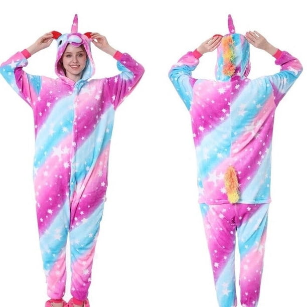 Pijama de franela de unicornio para niños, ropa de Cosplay para fiesta de Navidad, Kigurumi, Panda, Licorne, Stitch