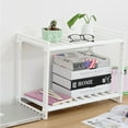 thumbnail image 2 of Yeacher 2 Tier Expandable Cabinet Shelf Under Sink Retractable Kitchen Shelf Kitchen Counter Rack Organizer Multipurpose Pantry Bathroom Storage Rack, 2 of 8