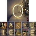 thumbnail image 2 of Coofit LED Neon Light Alphabet Letter Sign Neon Night Light Wall Decor for Home Holiday, 2 of 8