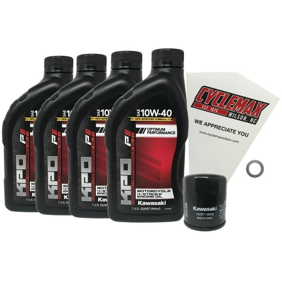 Kawasaki Genuine 2002-2008 ZZ-R 600 ZZR600 Oil Change Kit