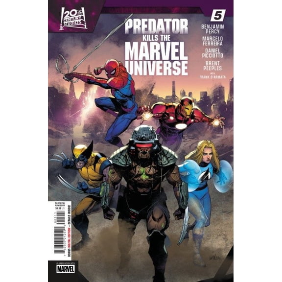 Predator Kills the Marvel Universe #5 VF ; Marvel Comic Book