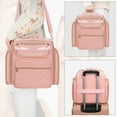 thumbnail image 4 of Qarigey Bolsa de almacenamiento impermeable ligera de tela para viajes y deportes bolsa de viaje impermeable grande Bolsas de mensajero y de hombro Verde, 4 of 6