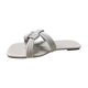 thumbnail image 2 of Pantuflas frescas de playa de fondo plano con punta abierta tejida para ropa de vacaciones de ocio para mujer Wmkox8yii ytu3009, 2 of 7