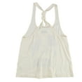 thumbnail image 2 of Gorilla Buffet Womens Skull Razerback Knotted Racerback Tank Top, Beige, Small, 2 of 2