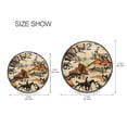 thumbnail image 2 of Horses in Wild West Wall Clock 12 Inch Silent Non Ticking Battery Operated Easy to Read for Kitchen Living Room, 2 of 8