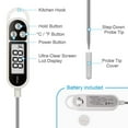 thumbnail image 3 of UISHUSO Digital Instant Read Meat Thermometer for Grilling, Cooking, Baking, Liquids, Oven Thermometer, 3 of 8