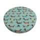 thumbnail image 1 of Disketp Dachshund Dog Puppy Funda Redonda para Taburete, Funda de Cojín para Silla de Bar Suave y Elástica-14 inch, 1 of 7