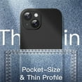 thumbnail image 5 of JETech Ultra Slim (0.35mm Thin) Case for iPhone 14 Plus 6.7-Inch, Camera Lens Cover Full Protection, Lightweight Matte Finish PP Hard Minimalist Case, Support Wireless Charging (Black), 5 of 6