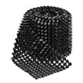 thumbnail image 3 of Uxcell Sew Stitch on Cone Spikes Studs Plastic Flat Back Spike Rivet Punk Trim Ribbon Black 1 Yard, 3 of 6
